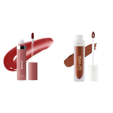MARS Drip Lip Mist for Women (4.5 ml) (05-Cranberry Drip) Matte Liquid Lip Color | Long Lasting | Non-Transfer & Waterproof Lipstick for Women (4.5 ml) (05-Chocolate Delight)